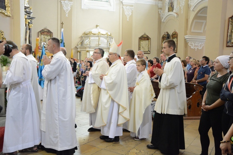 Pielgrzymi w gościnie w Strzelcach Opolskich