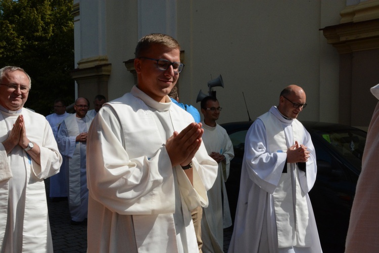 Pielgrzymi w gościnie w Strzelcach Opolskich