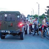 Jedno z wielu spotkań rowerzystów ze służbami mundurowymi.