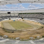 Stadion Śląski rok przed otwarciem