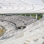 Stadion Śląski rok przed otwarciem