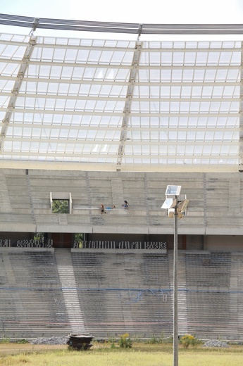 Stadion Śląski rok przed otwarciem