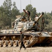 Kolejne tureckie czołgi wjechały do Syrii