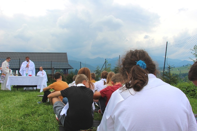 Wakacje w widokiem na Giewont