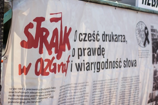 35. rocznica strajku w OZGraf