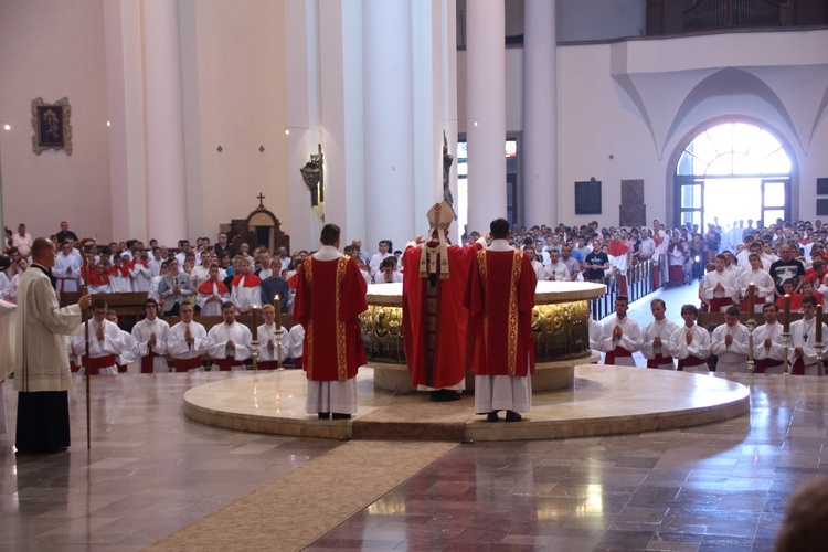 Powakacyjna pielgrzymka ministrantów archidiecezji katowickiej (27 sierpnia 2016).