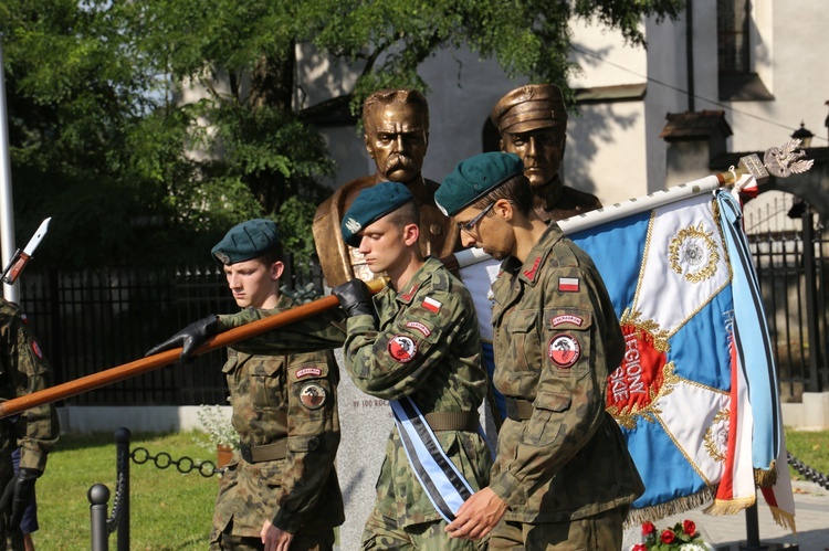 Piłsudski i Wieniawa w Bobowej