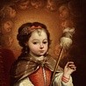 Autor nieznany "Mała Maryja przędzącaolej na płótnie", koniec XVII w. Muzeum Prado, Madryt