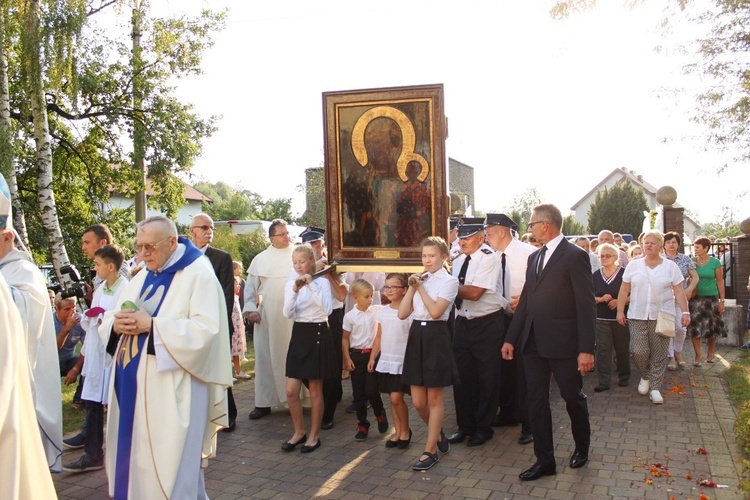 Powitanie ikony MB Częstochowskiej w Jaktorowie