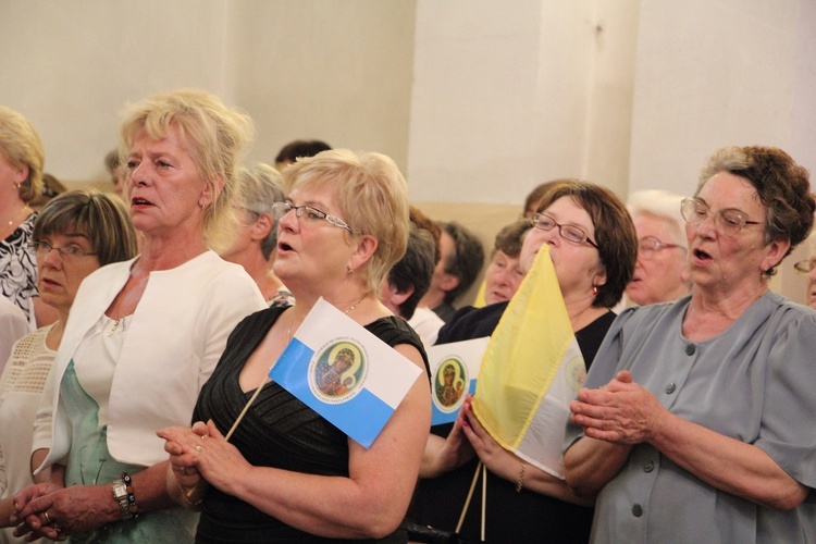 Powitanie ikony MB Częstochowskiej w Baranowie