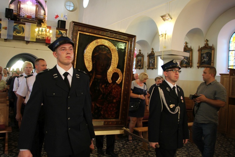 Powitanie ikony MB Częstochowskiej w Baranowie