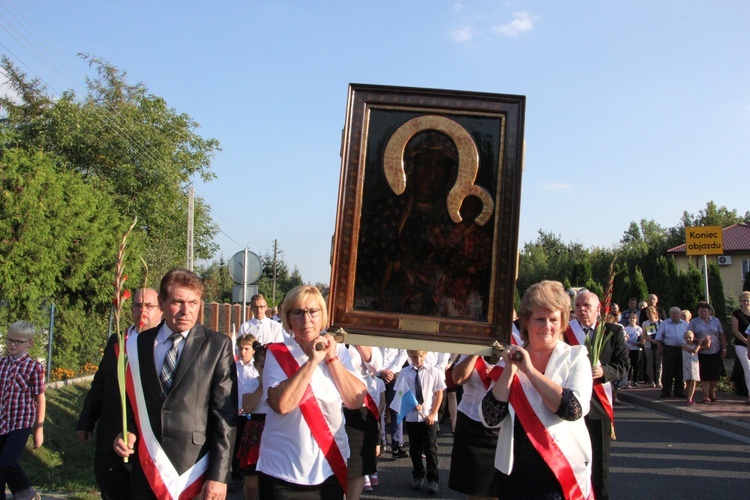 Powitanie ikony MB Częstochowskiej w Baranowie