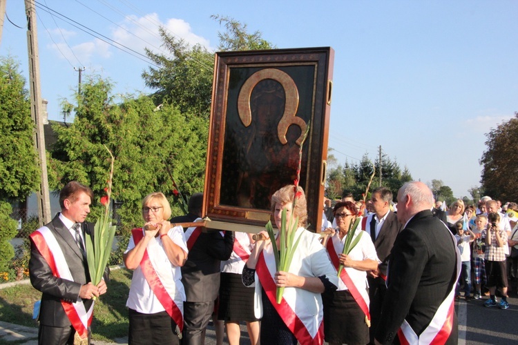 Powitanie ikony MB Częstochowskiej w Baranowie