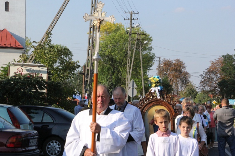 Powitanie ikony MB Częstochowskiej w Baranowie