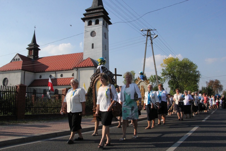 Powitanie ikony MB Częstochowskiej w Baranowie