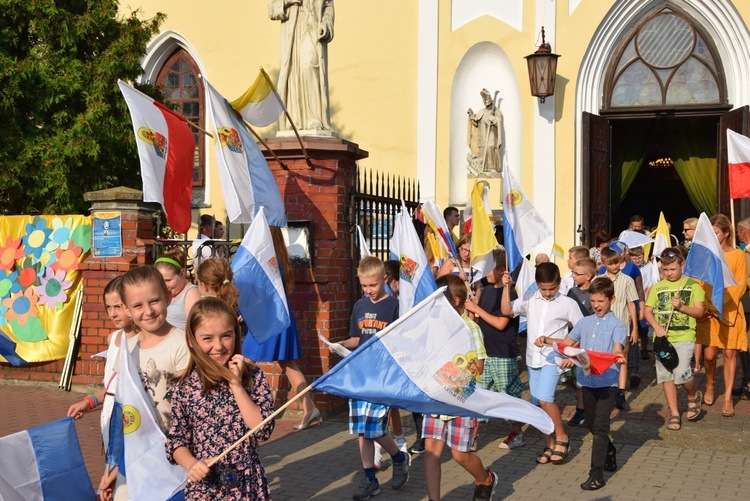 Powitanie ikony MB Częstochowskiej w Wiskitkach