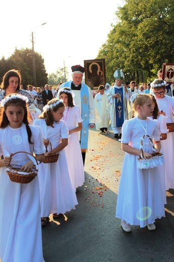 Powitanie ikony MB Częstochowskiej w Szymanowie