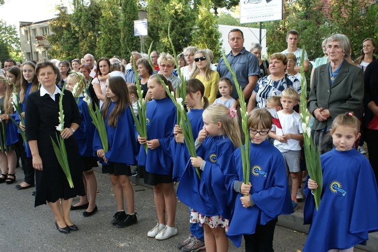 Powitanie ikony MB Częstochowskiej w Puszczy Mariańskiej