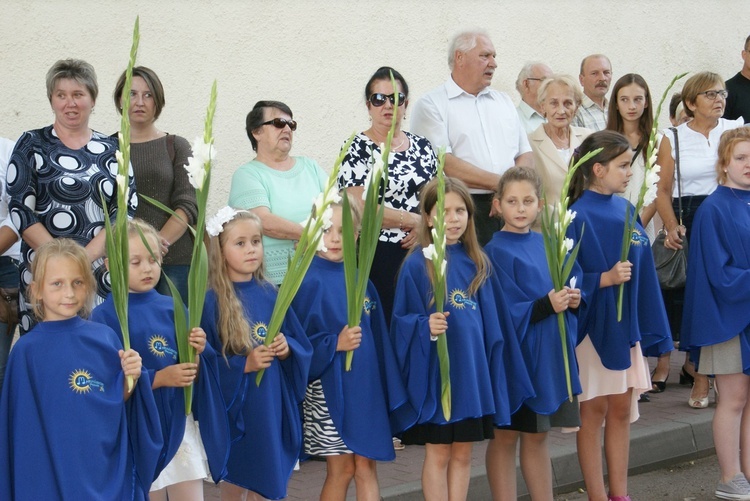 Powitanie ikony MB Częstochowskiej w Puszczy Mariańskiej