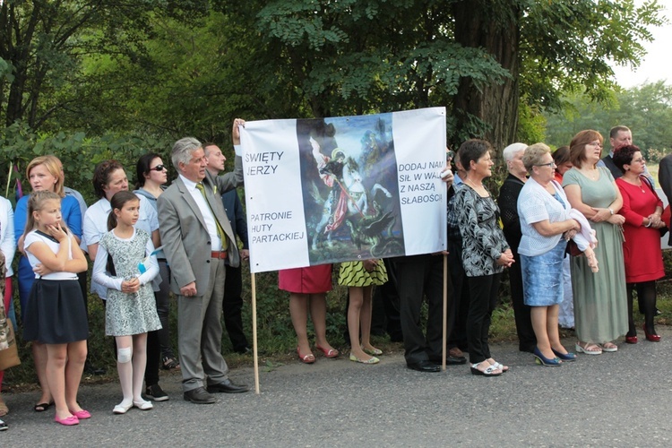 Powitanie ikony MB Częstochowskiej w Korabiewicach