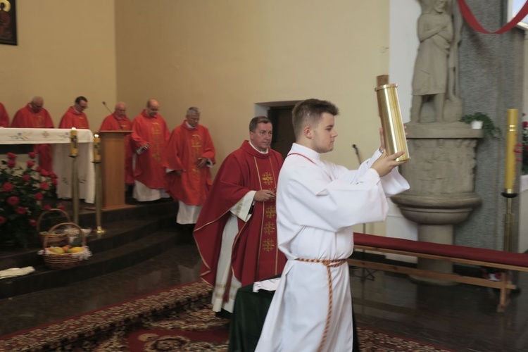 Uroczystość poświęcenia i wmurowania kamienia węgielnego w Gdyni-Witominie