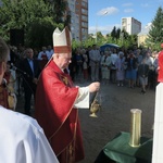 Uroczystość poświęcenia i wmurowania kamienia węgielnego w Gdyni-Witominie