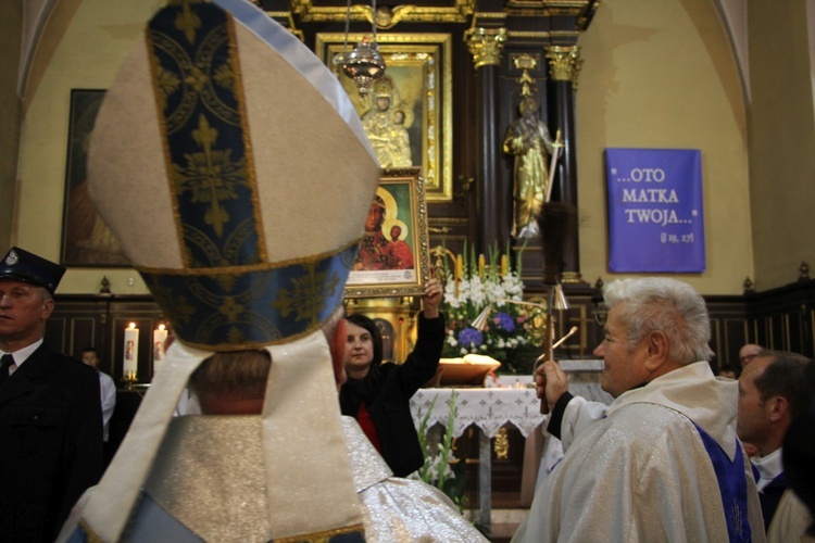 Powitanie ikony MB Częstochowskiej w Chojnacie