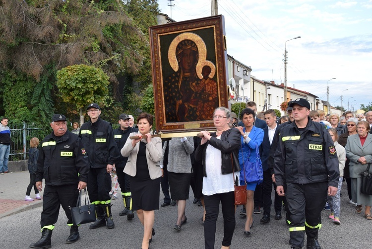 Powitanie ikony MB Częstochowskiej w Mszczonowie