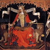 Jacobello del Fiore
Sprawiedliwość między archaniołami Michałem i Gabrielem
tempera na desce, 1421
Galeria Akademii, Wenecja