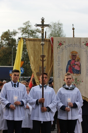 Powitanie ikony MB Częstochowskiej w Radziejowicach