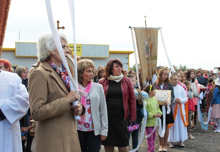 Powitanie ikony MB Częstochowskiej w Skułach