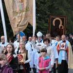 Powitanie ikony MB Częstochowskiej w Skułach