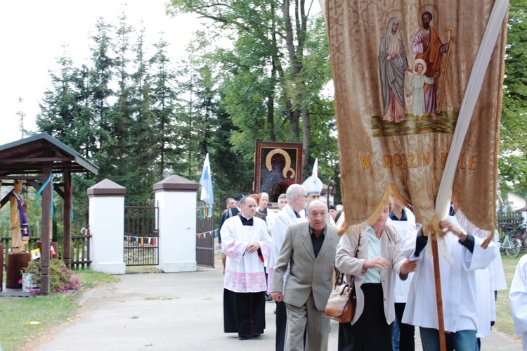 Powitanie ikony MB Częstochowskiej w Skułach