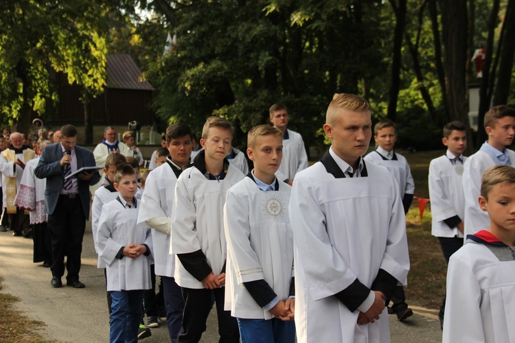 Powitanie ikony MB Częstochowskiej w Lutkówce