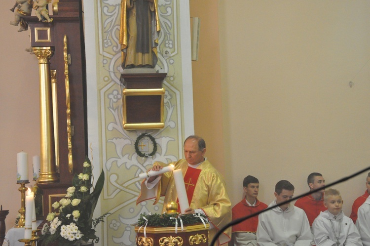 Poświęcenie kościoła w Ostrożnicy