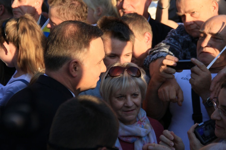 Spotkanie Prezydenta RP z mieszkańcami Strzelec Opolskich