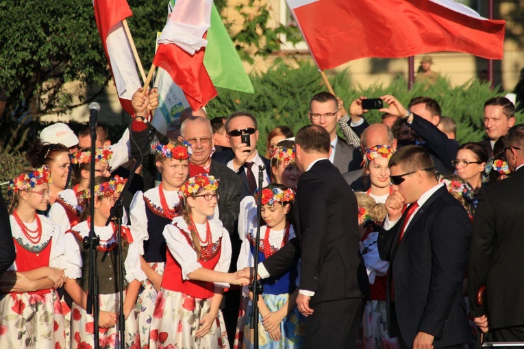 Spotkanie Prezydenta RP z mieszkańcami Strzelec Opolskich