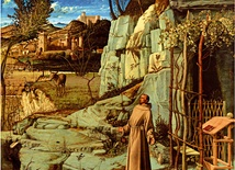 Giovanni Bellini
Św. Franciszek na pustyni 
olej i tempera na desce ok. 1480
Kolekcja Fricka, Nowy Jork