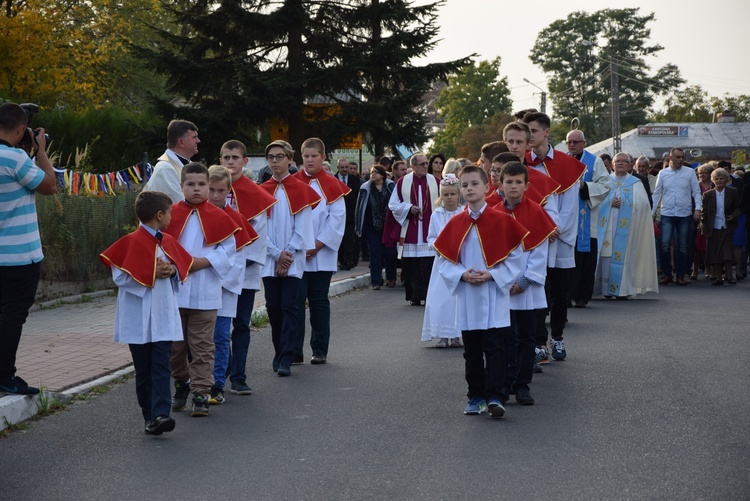 Powitanie ikony MB Częstochowskiej w Rzeczycy