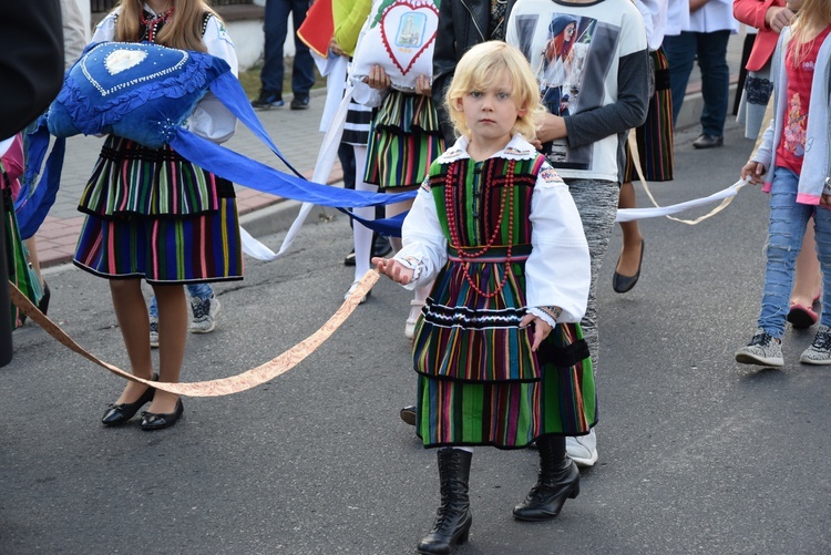 Powitanie ikony MB Częstochowskiej w Rzeczycy