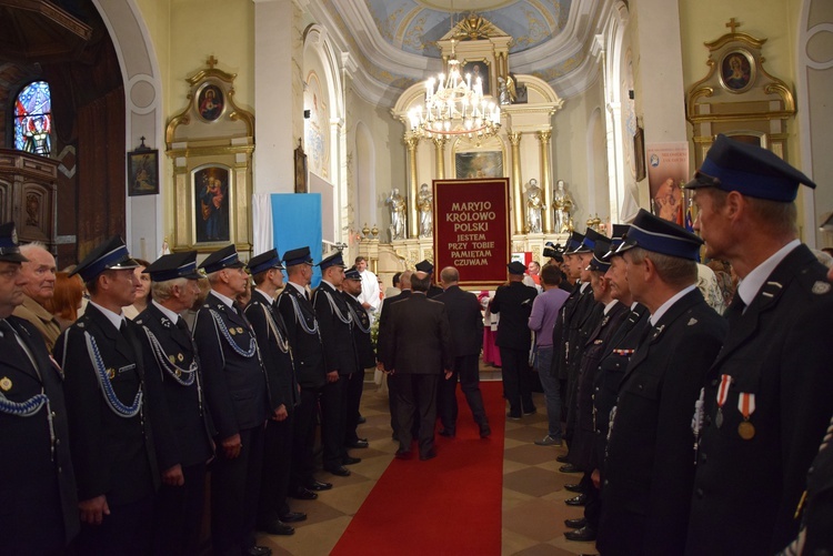 Powitanie ikony MB Częstochowskiej w Rzeczycy