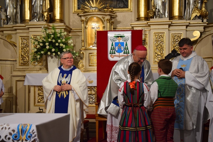 Powitanie ikony MB Częstochowskiej w Rzeczycy