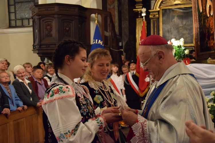 Powitanie ikony MB Częstochowskiej w Rzeczycy