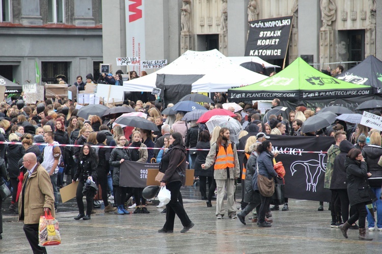 Czarny Protest i Biały Protest w Katowicach