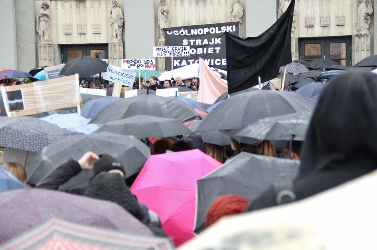 Czarny Protest i Biały Protest w Katowicach