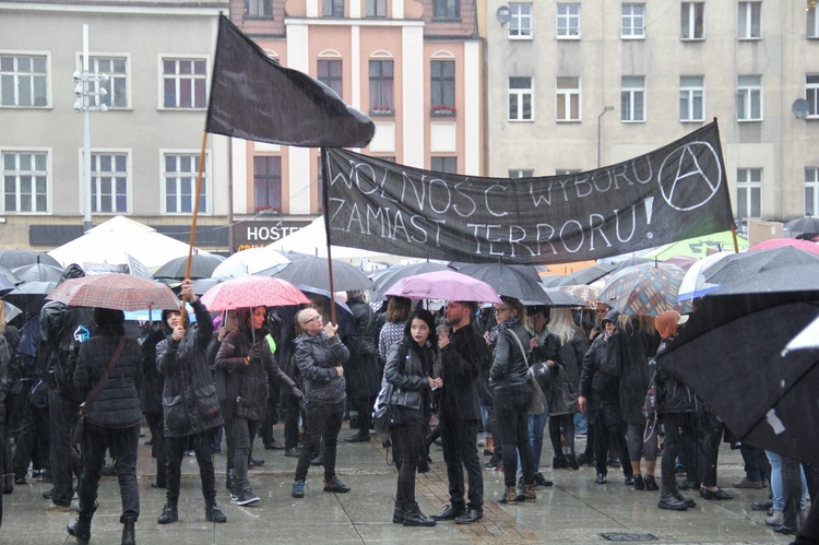 Czarny Protest i Biały Protest w Katowicach