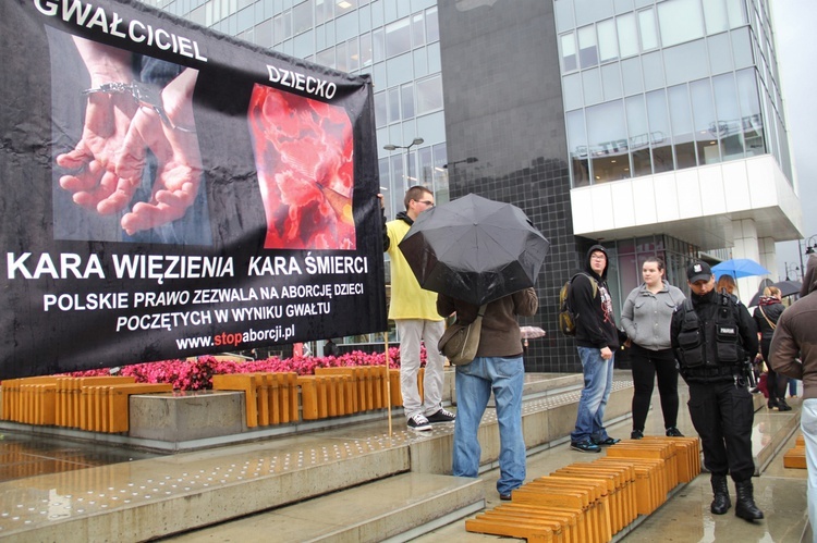 Czarny Protest i Biały Protest w Katowicach