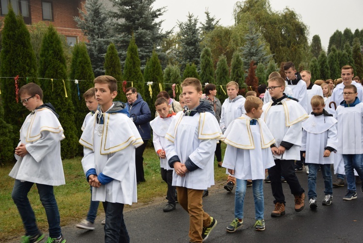 Powitanie ikony MB Częstochowskiej w Krzemienicy