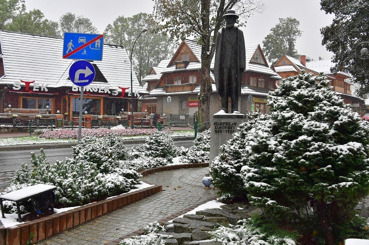 Pierwszy śnieg w Zakopanem 