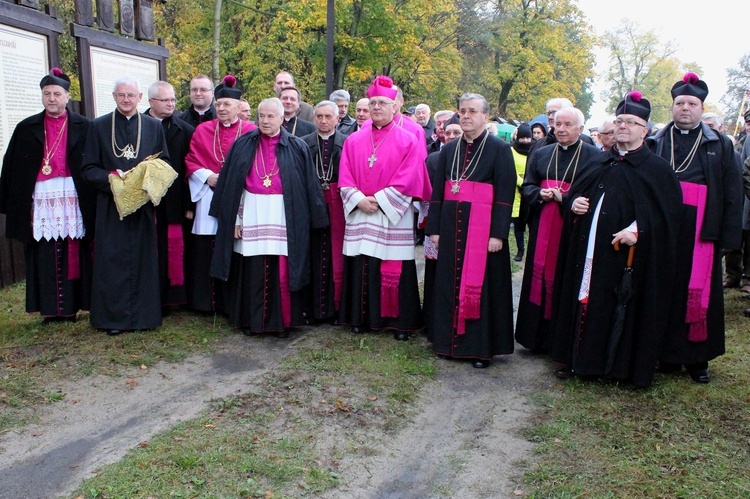 Powitanie abp. Józefa Górzyńskiego w Bałdach